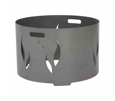 Siena Garden Feuerschalenaufsatz silber/anthrazit Stahl  Siena Garden Feuerschalenaufsatz silber/anthrazit Stahl