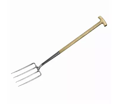 Siena Garden Edelstahl-Spatengabel CARAT mit T-Stiel 29x18cm Siena Garden Edelstahl-Spatengabel CARAT mit T-Stiel 29x18cm