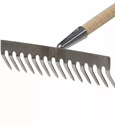 Siena Garden Rechen ClassicLine 14 Zinken, 140 cm, silber