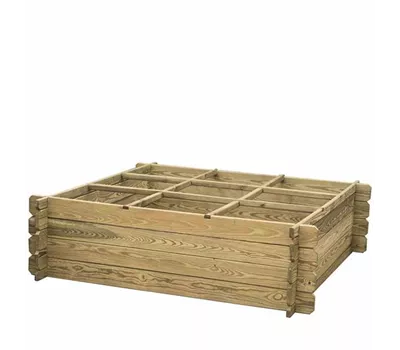 Siena Garden Hochbeet Nils 120x120x40 cm, aus Kiefernholz in natur, inkl. Geotextil Siena Garden Hochbeet Nils 120x120x40 cm, aus Kiefernholz in natur, inkl. Geotextil