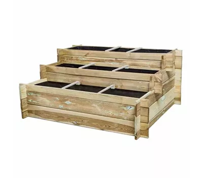 Siena Garden Hochbeet-Treppe Hugo 120x100x54cm, 3 Stufen  Siena Garden Hochbeet-Treppe Hugo 120x100x54cm, 3 Stufen