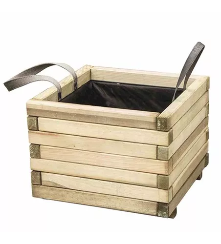 Siena Garden Pflanzkübel Taunus, eckig, inkl. Geotextil und Tragschlaufen, 30x30x27 cm aus Kiefernholz Siena Garden Pflanzkübel Taunus, eckig, inkl. Geotextil und Tragschlaufen, 30x30x27 cm aus Kiefernholz