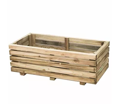 Siena Garden Pflanzkasten Ella, eckig, 80x40x28 cm aus Kiefernholz in natur Siena Garden Pflanzkasten Ella, eckig, 80x40x28 cm aus Kiefernholz in natur