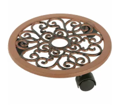 Siena Garden Pflanzenroller Guss 30 cm Gusseisen in braun  Siena Garden Pflanzenroller Guss 30 cm Gusseisen in braun