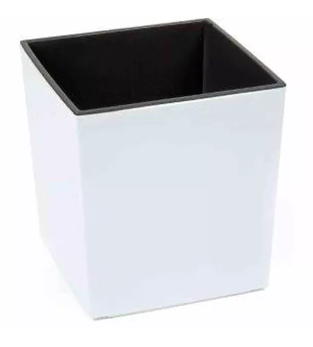 Siena Garden Pflanzkübel Brest, eckig, 30x30x31,0 cm Hochglanzoptik in weiß Kunststoff  Siena Garden Pflanzkübel Brest, eckig, 30x30x31,0 cm Hochglanzoptik in weiß Kunststoff