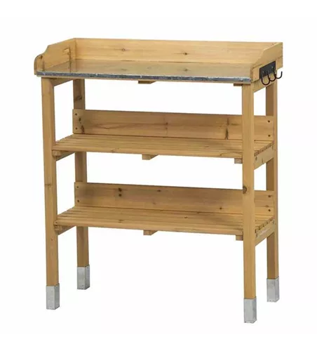 Siena Garden Pflanztisch mit Regal 76x37 cm Kiefer