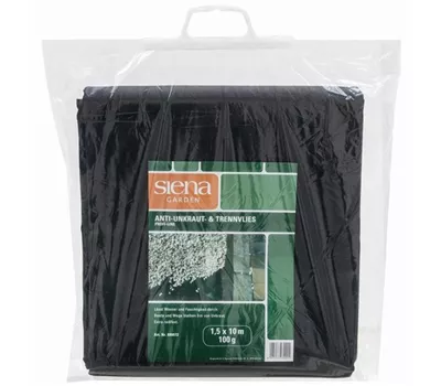 Siena Garden Anti-Unkrautvlies 1,5x10m, 50g schwarz Siena Garden Anti-Unkrautvlies 1,5x10m, 50g schwarz