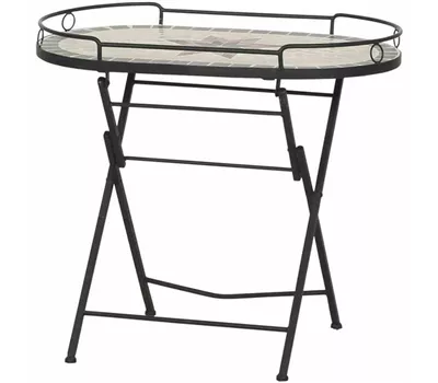 Siena Garden Stella Serviertisch 68x41 cm Stahl/Kunststein 