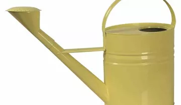 Siena Garden Gießkanne , 10 Liter, 56x19x40 cm gelb Stahlblech