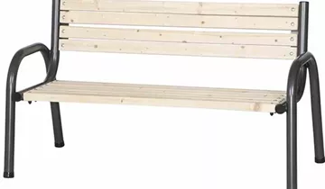 Siena Garden Park 3-Sitzerbank 150cm Stahl/Kiefer 