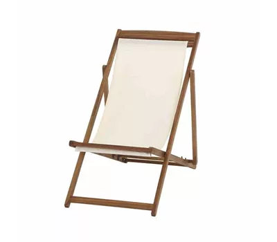 Siena Garden Aviro Beachliege ecru Akazie/Polyester  Siena Garden Aviro Beachliege ecru Akazie/Polyester