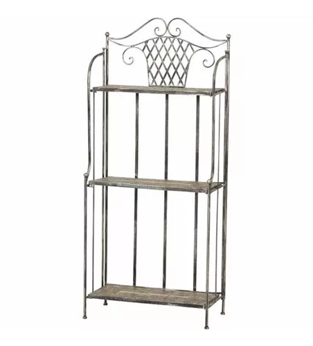 Siena Garden Felina Regal Eisen/Naturstein-Mix 3 Böden