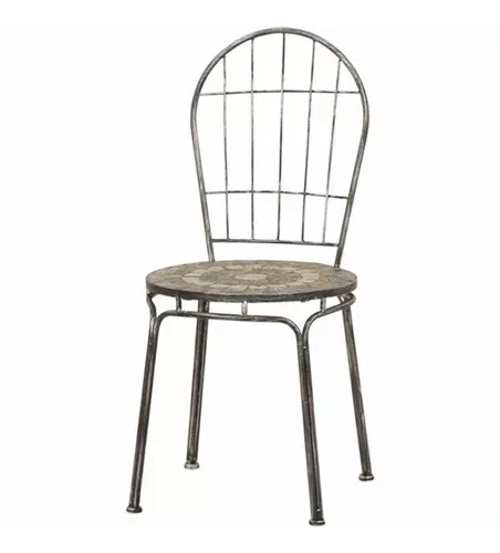 Siena Garden Felina Stapelstuhl Eisen/Naturstein-Mix 