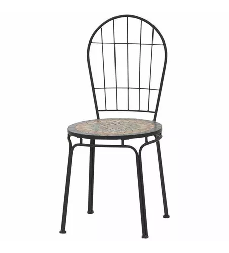 Siena Garden Stapelstuhl Prato, 43x43x94 cm matt schwarz