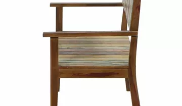 Siena Garden Palu 2-Sitzerbank 124 cm Teak recycelt 