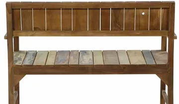Siena Garden Palu 2-Sitzerbank 124 cm Teak recycelt 