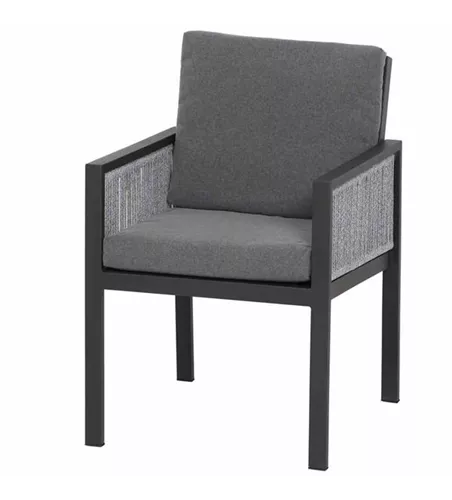 Siena Garden Varina Diningsessel Aluminium/Rope 
