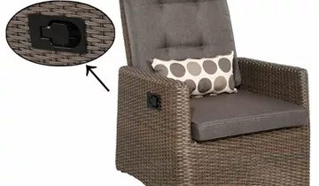 Siena Garden Teramo Move Loungesessel Geflecht