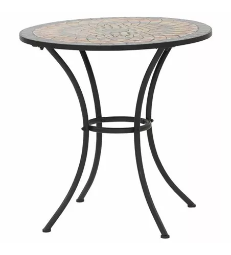 Siena Garden Prato Tisch Ø70cm Eisen/Mosaikoptik