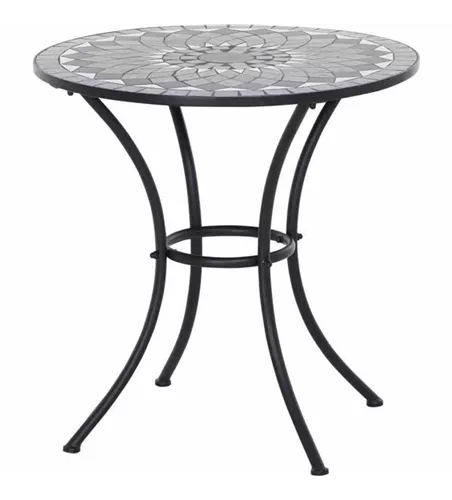 Siena Garden Como Mosaik Gartentisch Ø70x71cm Stahl/Keramik 