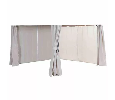 Siena Garden 4x Seitenteile zu Pavillon Dubai ohne Fenster 3m naturfarben Siena Garden 4x Seitenteile zu Pavillon Dubai ohne Fenster 3m naturfarben