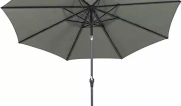 Siena Garden Avio Sonnenschirm Ø300 cm anthrazit / olive Aluminium 