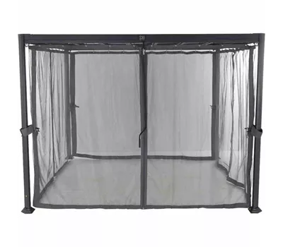 Siena Garden Deko Moskitonetz Florenz 3x3 m, grau  Siena Garden Deko Moskitonetz Florenz 3x3 m, grau