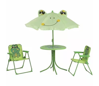 Siena Garden Kindersitzgruppe Froggy 4 teilig grün Siena Garden Kindersitzgruppe Froggy 4 teilig grün