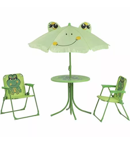 Siena Garden Kindersitzgruppe Froggy 4 teilig grün