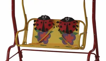 Siena Garden Kinderschaukel Marie 75x115x118 cm rot
