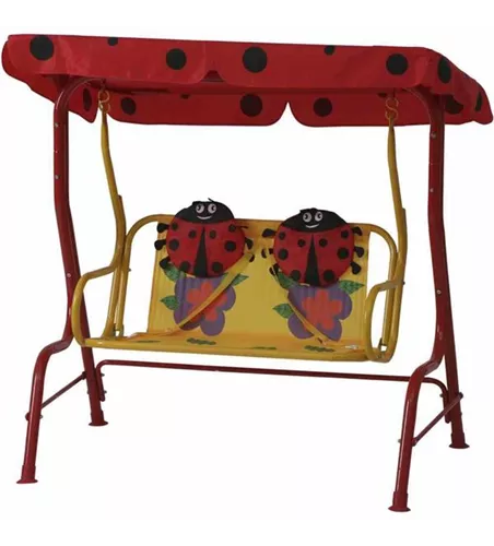 Siena Garden Kinderschaukel Marie 75x115x118 cm rot