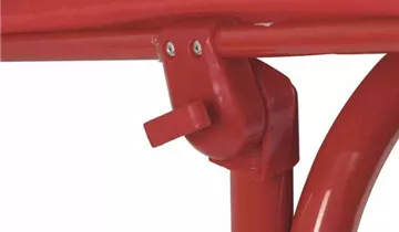 Siena Garden Kinderschaukel Marie 75x115x118 cm rot