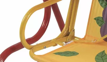 Siena Garden Kinderschaukel Marie 75x115x118 cm rot