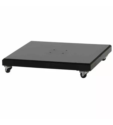 Siena Garden Schirmständer inkl. Rollen Ferona 120 kg, 80x80x17 cm schwarz