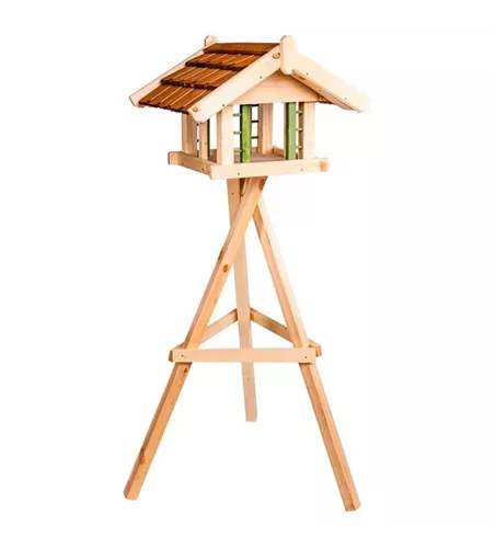 Siena Garden Vogelfutterhaus Jessica mit Ständer 52x56x40cm 