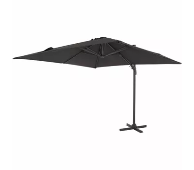 Siena Garden Ampelschirm California N+ 300x300 cm anthrazit/anthrazit Aluminium  Siena Garden Ampelschirm California N+ 300x300 cm anthrazit/anthrazit Aluminium