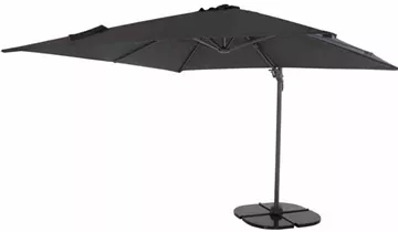 Siena Garden Ampelschirm California N+ 300x300 cm anthrazit/anthrazit Aluminium 