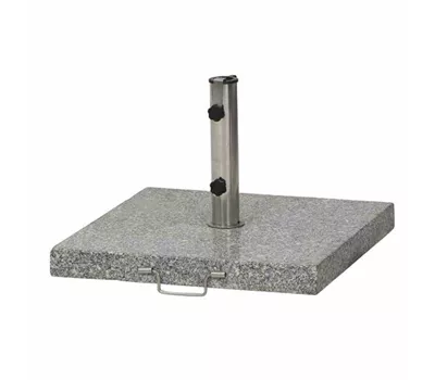 Siena Garden Schirmständer Granit 54x54x5,5 cm 45 kg, hellgrau Siena Garden Schirmständer Granit 54x54x5,5 cm 45 kg, hellgrau