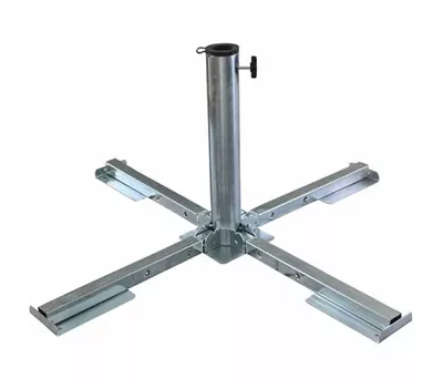 Siena Garden Schirmständer Klappständer, 49,7x49,7x39 cm silber Siena Garden Schirmständer Klappständer, 49,7x49,7x39 cm silber