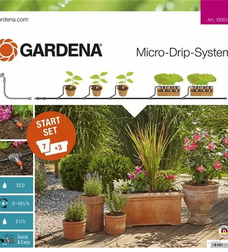 Gardena Bewässerungssystem MDS Start-Set Pflanztöpfe M