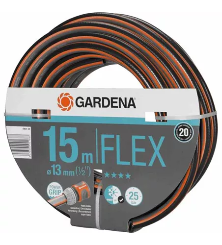 Gardena Gartenschlauch Comfort Flex 13 mm (1/2") 15 m mit PowerGrip bis 25 bar