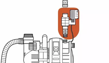 Gardena Elektronischer Druckschalter mit Trockenlaufsicherung