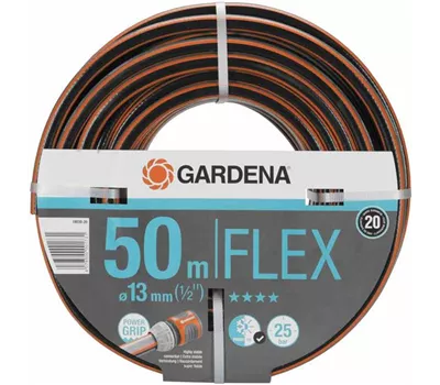Gardena Gartenschlauch Comfort Flex 13 mm (1/2") 50 m mit PowerGrip bis 25 bar Gardena Gartenschlauch Comfort Flex 13 mm (1/2") 50 m mit PowerGrip bis 25 bar