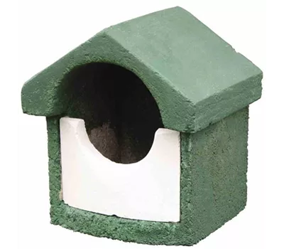 Nistkasten Halbhöhlenbrüter 19 cm x 24 cm x 17,5 cm Grün  Nistkasten Halbhöhlenbrüter 19 cm x 24 cm x 17,5 cm Grün