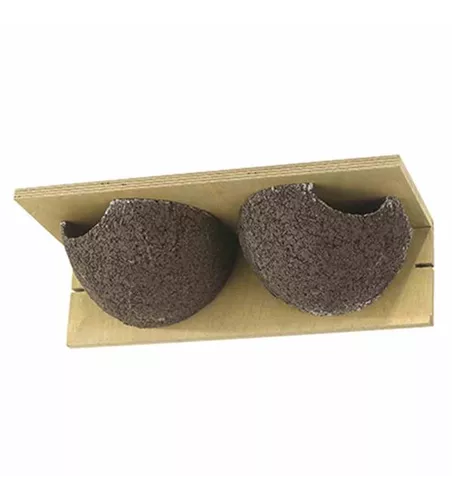 Nistkasten Mehlschwalbe 2er , 37,5 cm x16 cm x 11 cm, Grau 