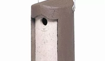 Schwegler Nisthöhle 1B mit 26mm Fluglochweite, grau 