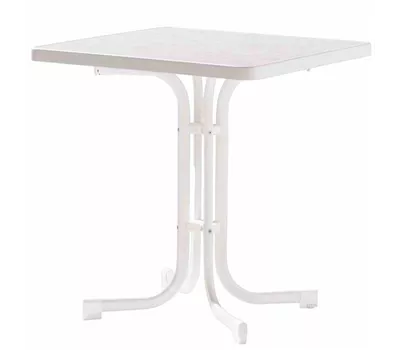 Sieger Balkontisch Mecalit 70x70x72 cm weiß Sieger Balkontisch Mecalit 70x70x72 cm weiß