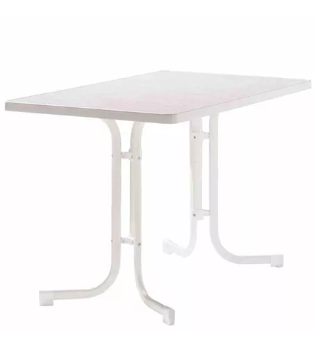 Sieger Klapptisch 115x70cm weiß Stahl