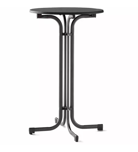 Sieger Stehtisch klappbar Ø70cm grau Stahl 