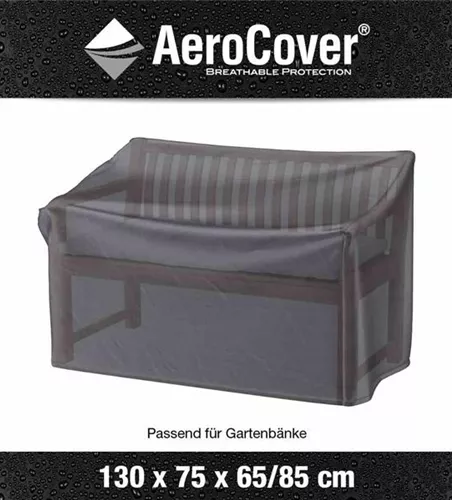 Aerocover Schutzhülle für Gartenbank 130x75xH65/85 cm